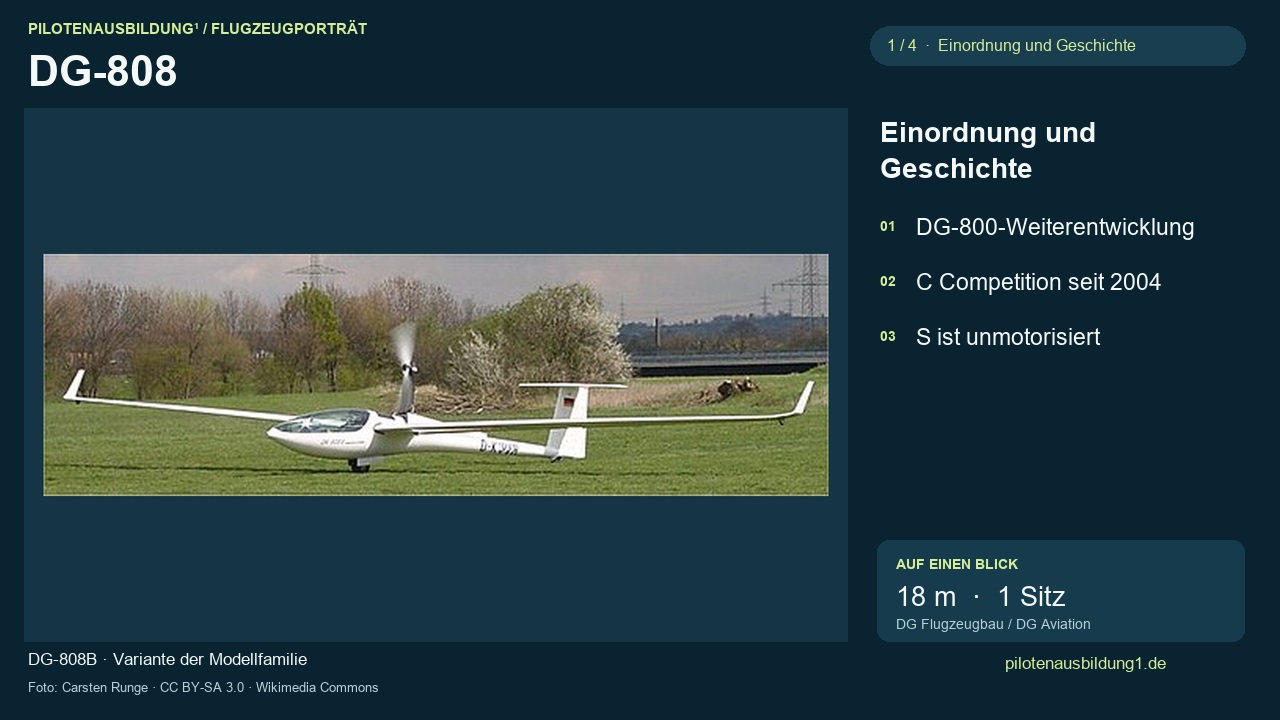 Fotoporträt: DG-808 mit 1 Sitz