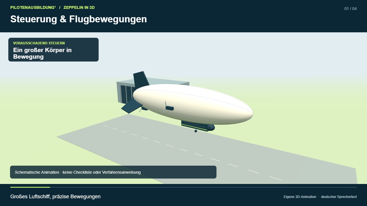 3D-Film: Steuerung & Flugbewegungen
